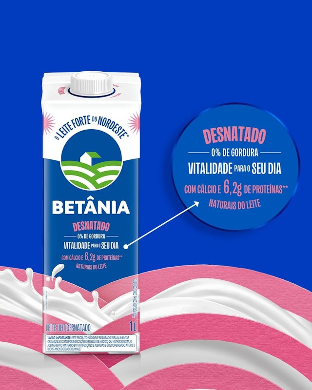 Leite UHT Desnatado Betânia 4