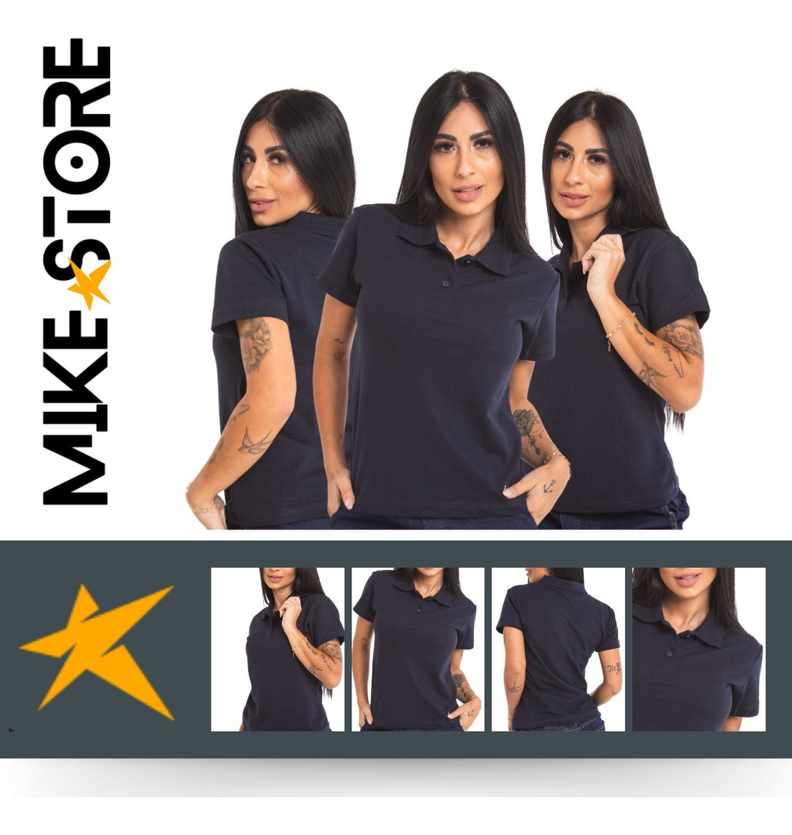 Camisa Polo Feminina   5