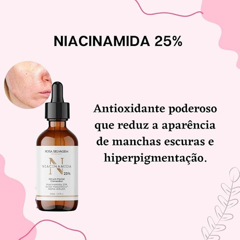 Niacinamida 25% Sérum Facial Clareador 3