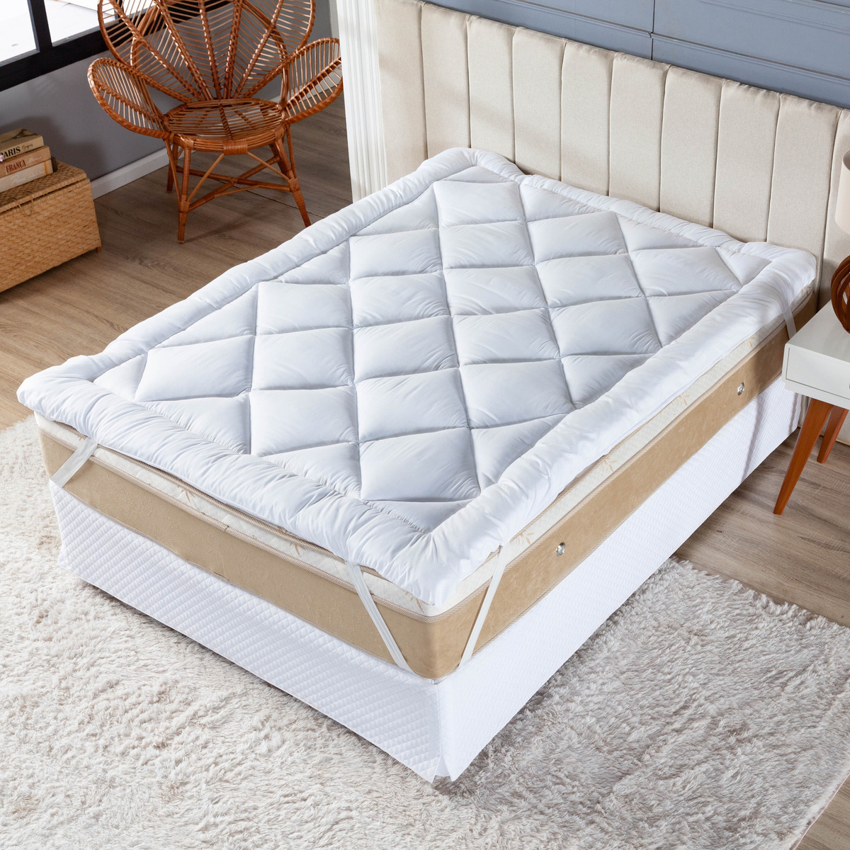 Pillow Top 400 Fios Matelado Casa Dona 1