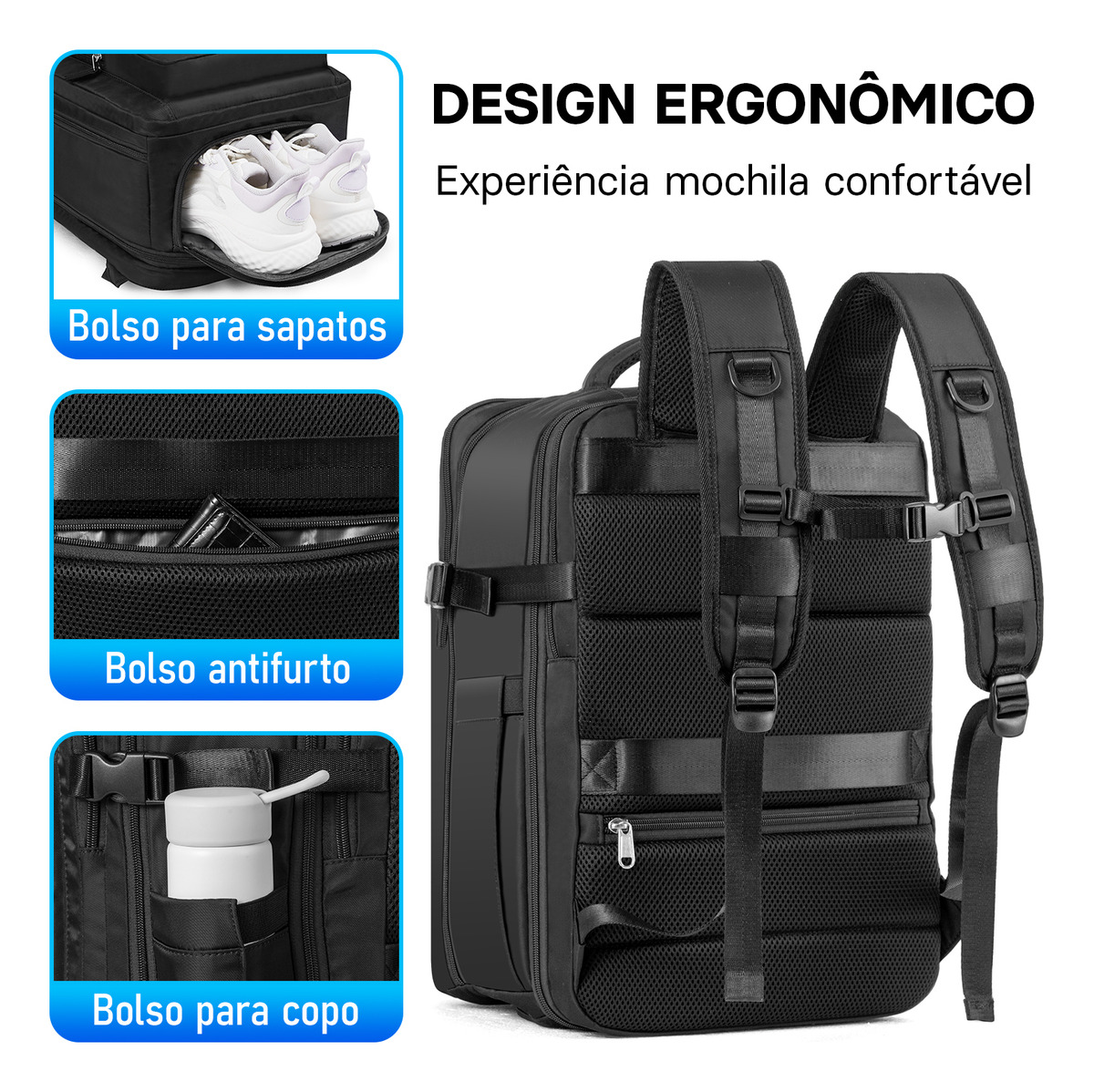 Mochila Viagem Executiva Grande 4