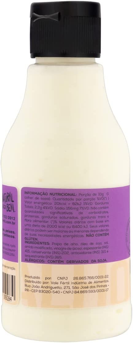 Molho Cremoso de Alho 2