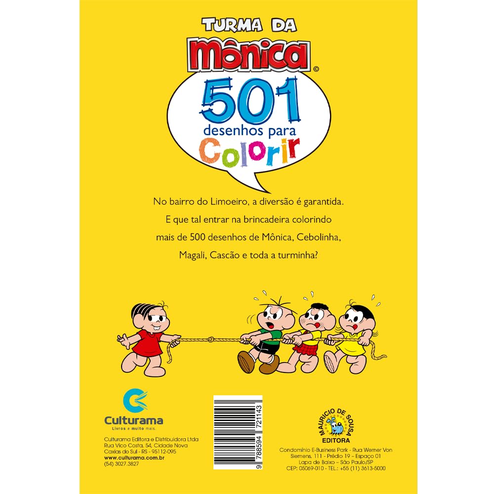 501 Desenhos para Colorir Turma da Mônica 4