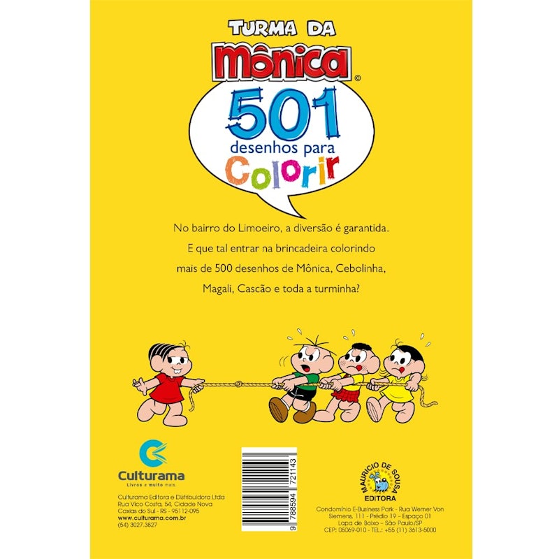 501 Desenhos para Colorir Turma da Mônica 4
