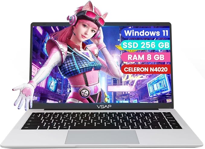 Notebook Intel Celeron 14" 8 GB RAM 256 GB SSD 1