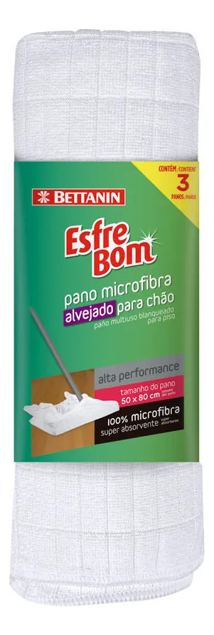 EsfreBom Pano Microfibra Alvejado para Chão 1