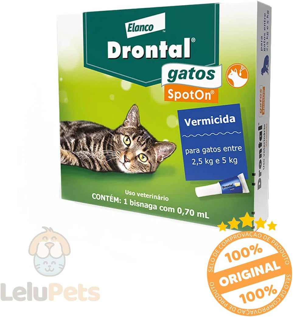 Vermífugo Drontal Gatos SpotOn 4