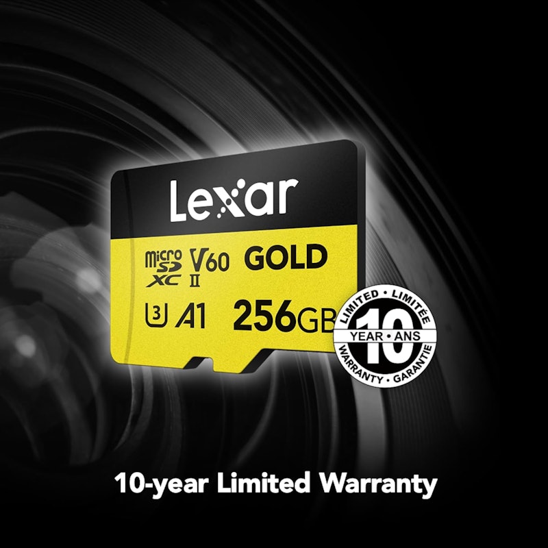 Cartão microSDXC UHS-II GOLD Lexar Professional 5