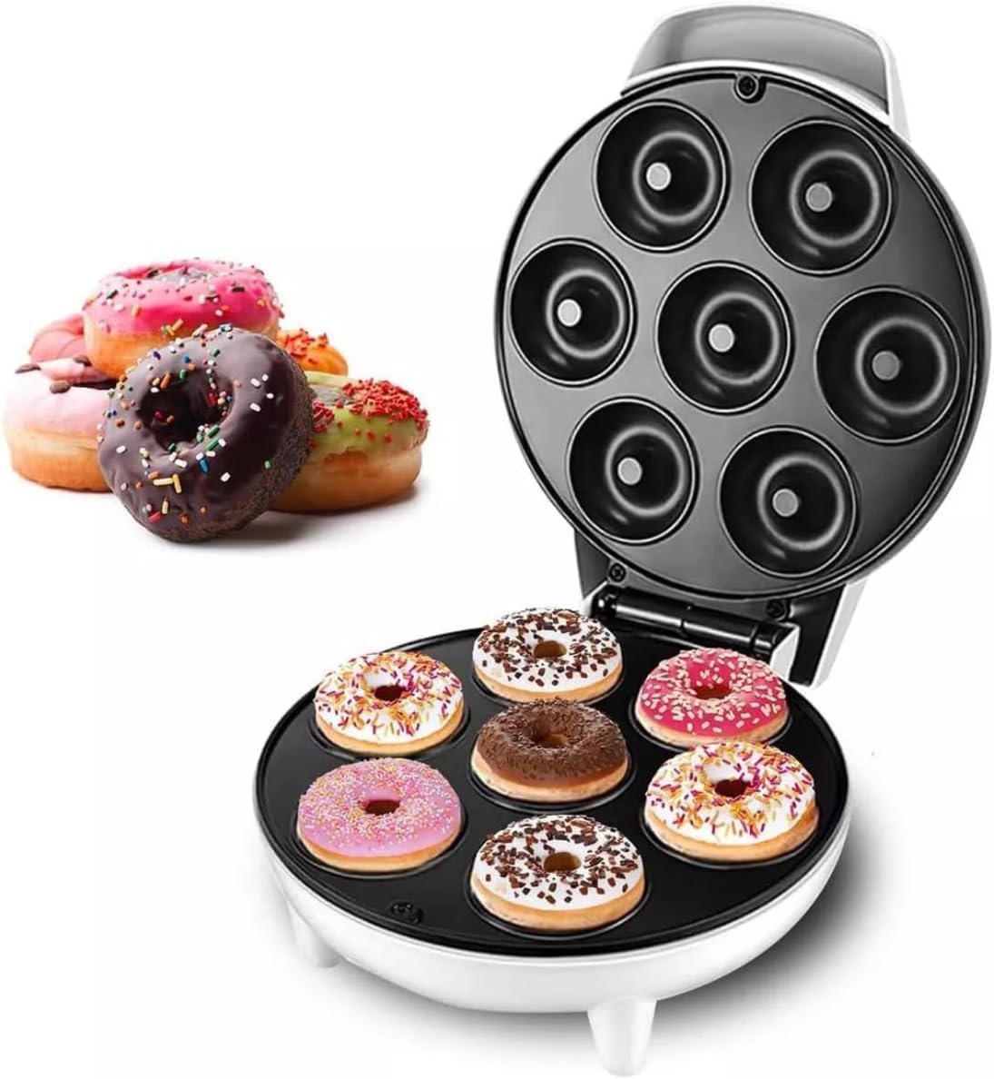 Máquina de Donuts Antiaderente – 7 Cavidades (110 V)