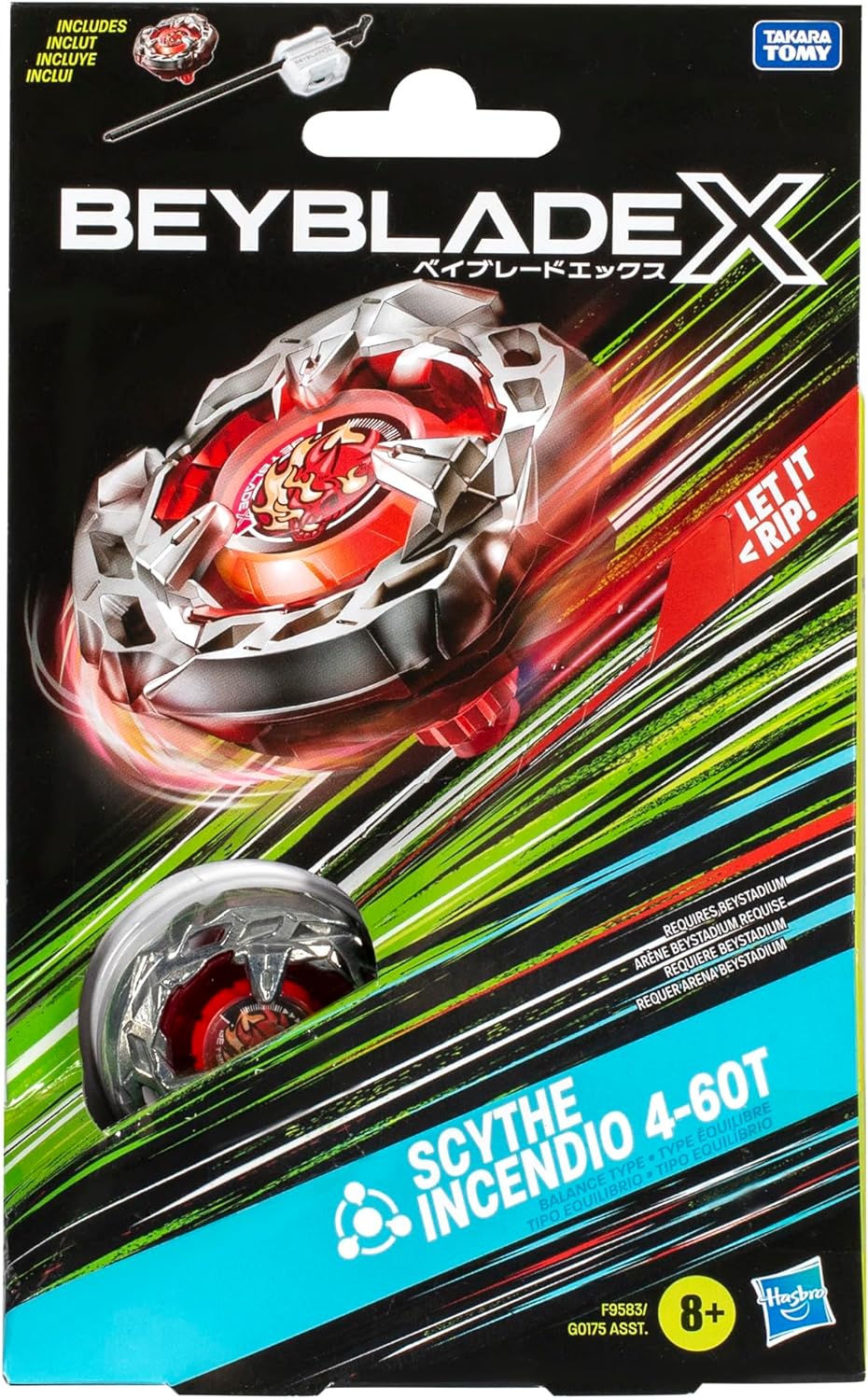 Beyblade X Scythe Incendio 4-60T 4
