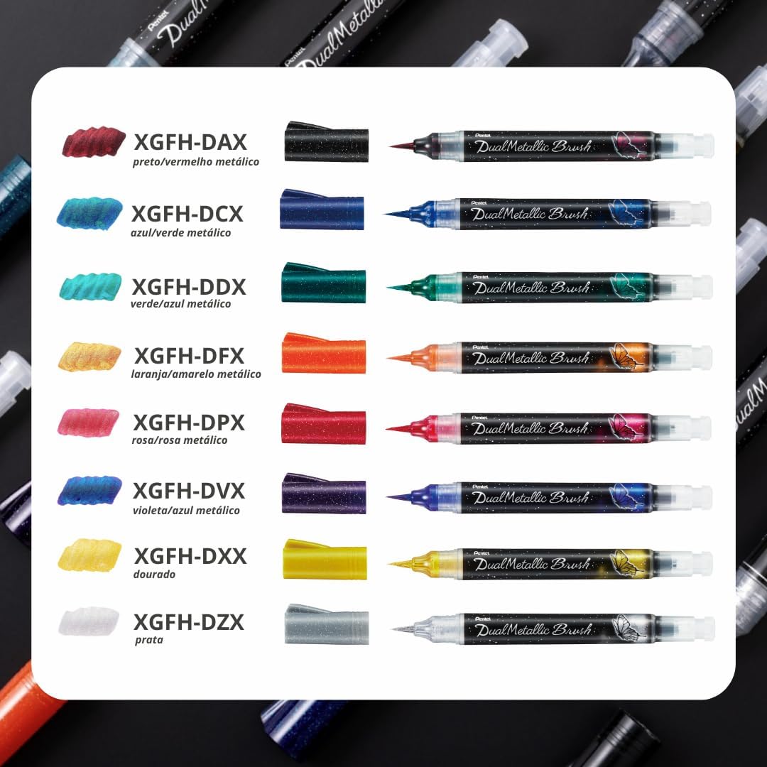 Pincel Dual Metallic Brush 4