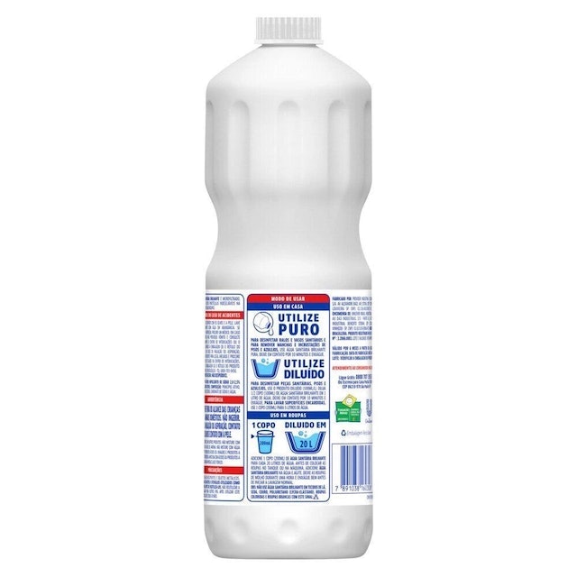 Água Sanitária Brilhante Cloro Ativo 2