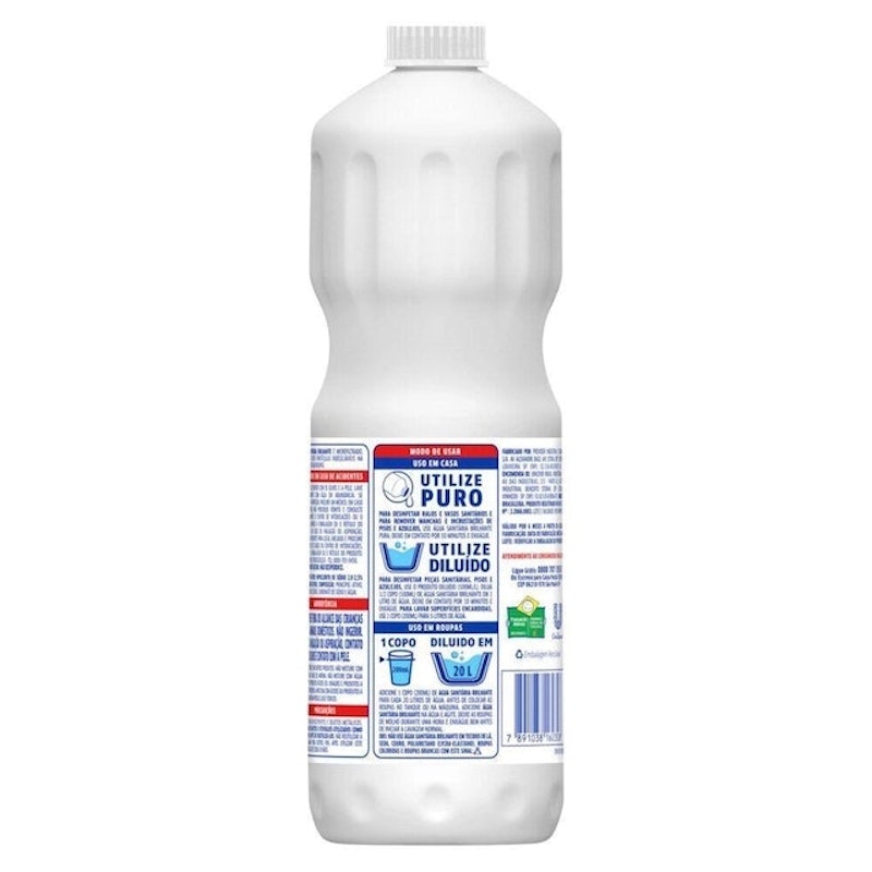 Água Sanitária Brilhante Cloro Ativo 2