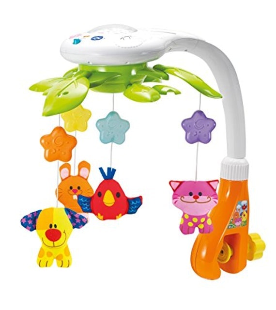 Móbile Projetor de Luz Infantil - Amiguinhos de Estimação com Som e Luzes 1