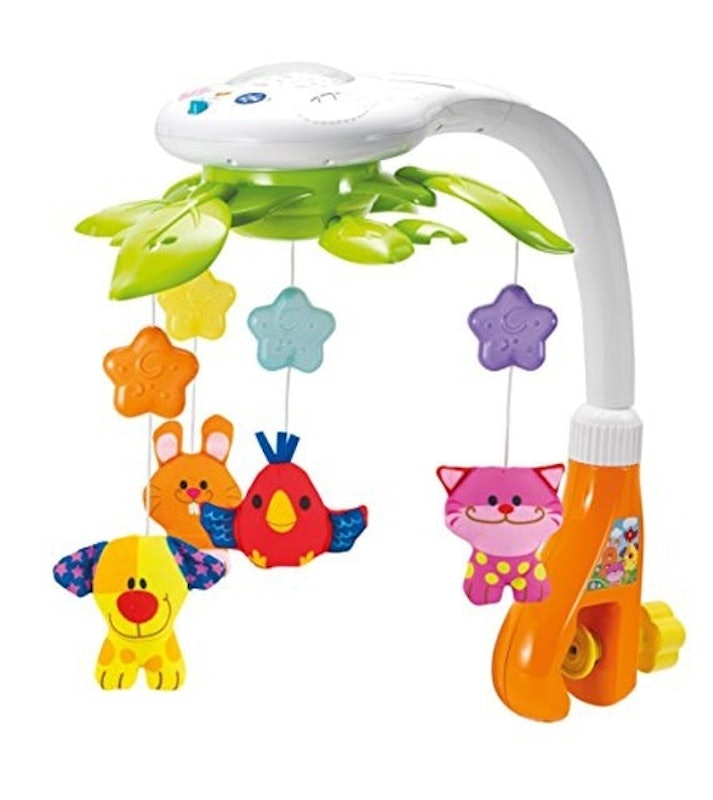 Móbile Projetor de Luz Infantil - Amiguinhos de Estimação com Som e Luzes 1
