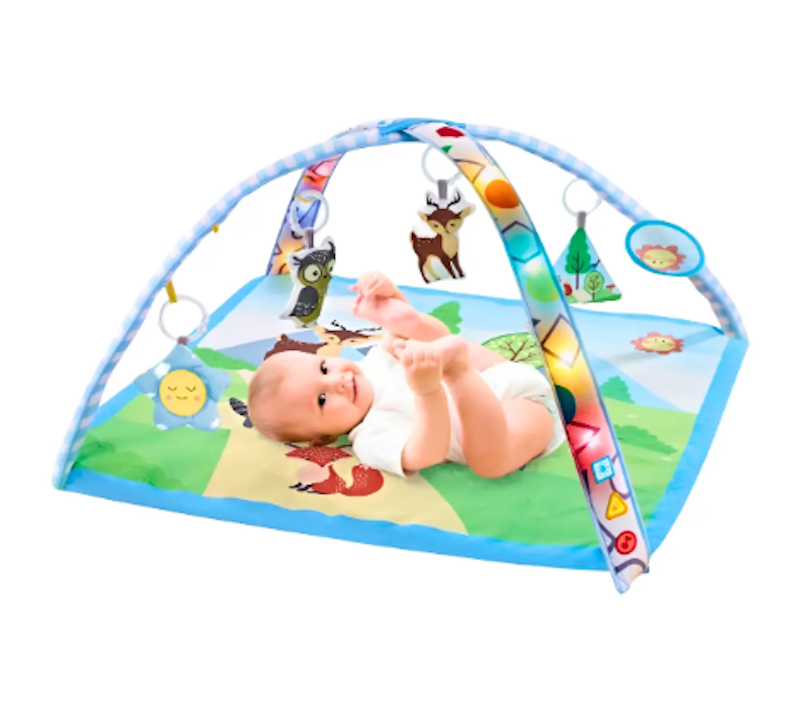 Tapete de Atividades Bebê com Luz Musical Florest 1