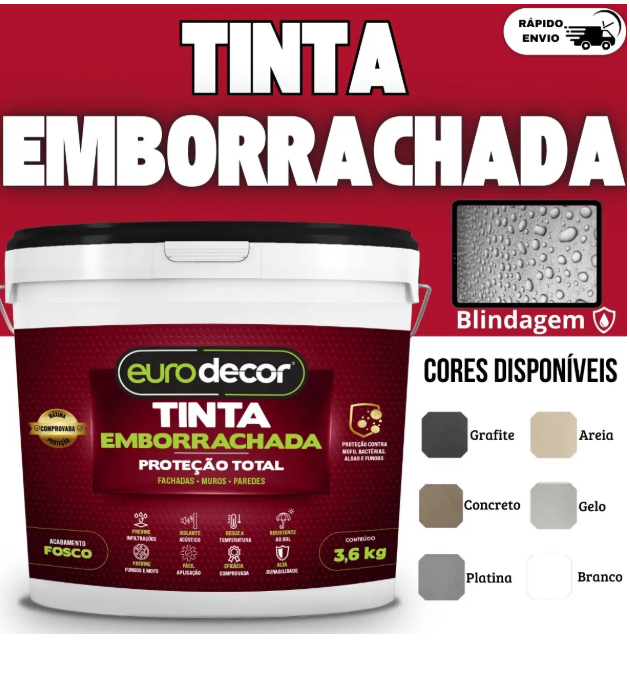 Tinta Emborrachada Eurodecor 2