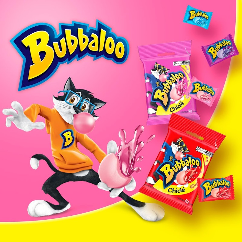 Chiclete Bubbaloo Sabor Uva 4