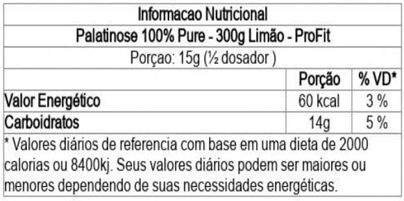 Palatinose 100% Puro 2