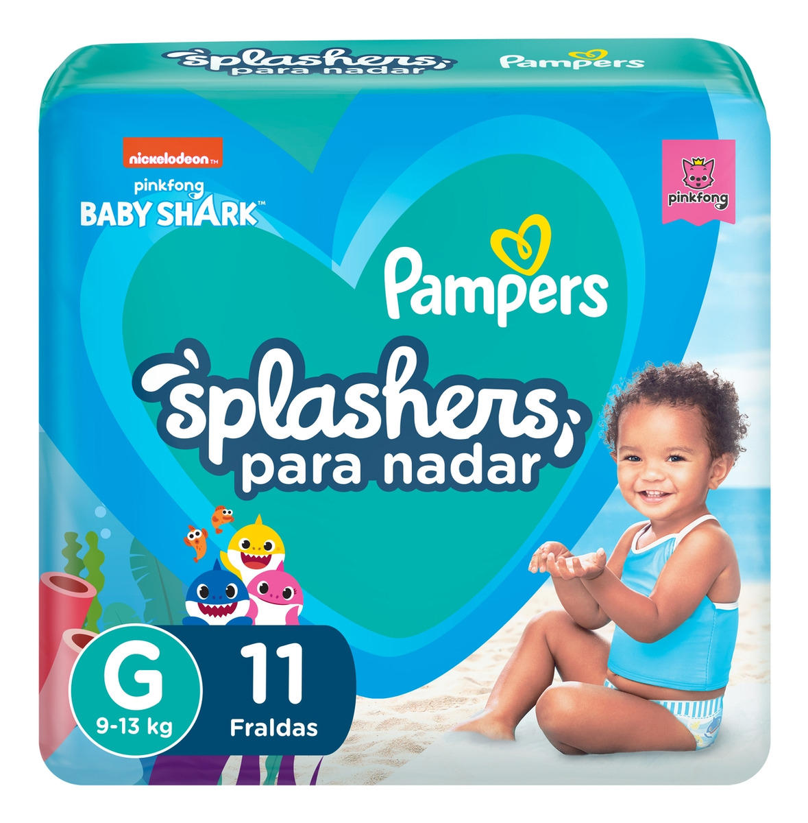Fraldas Pampers Splashers 1