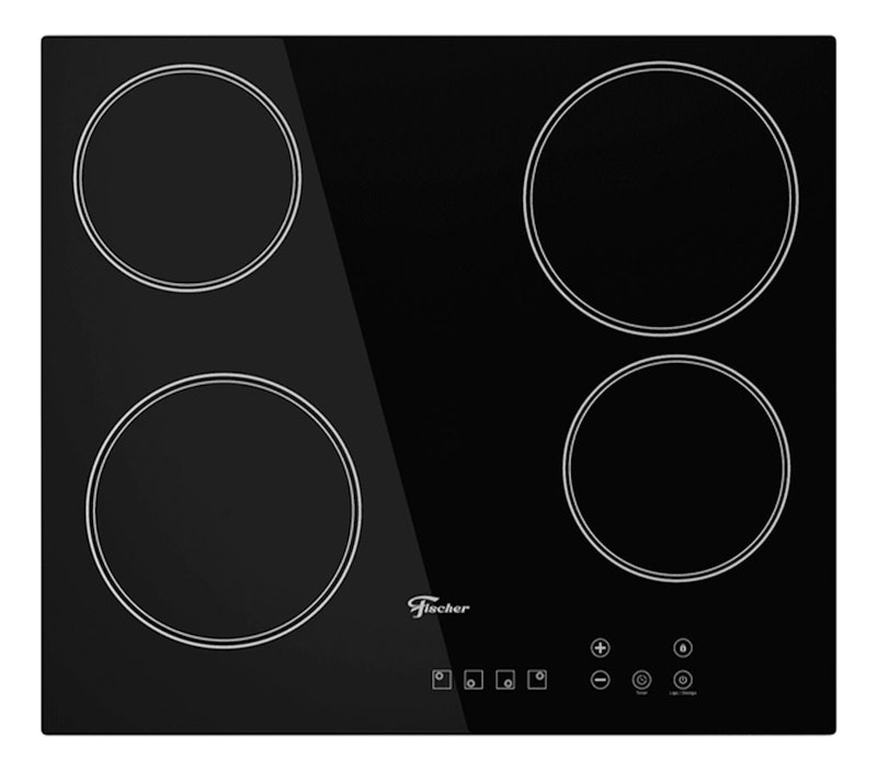 Cooktop Elétrico Fischer 4 Bocas com Touch Screen Vitrocerâmica 5