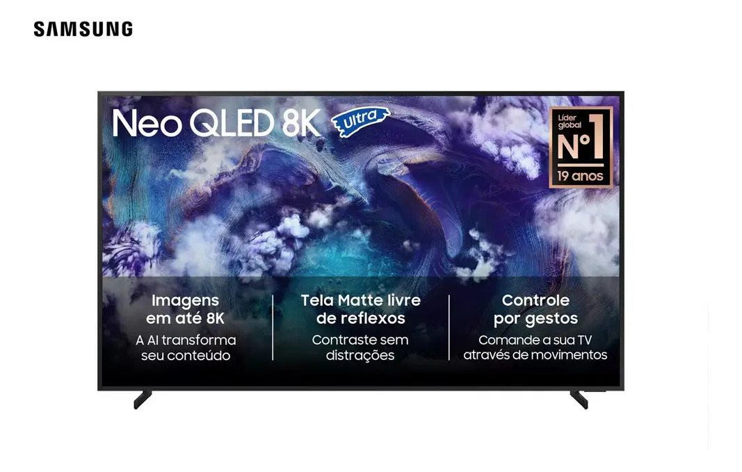 Vision AI TV 65 Polegadas Neo QLED 8K QN900F 2025 3