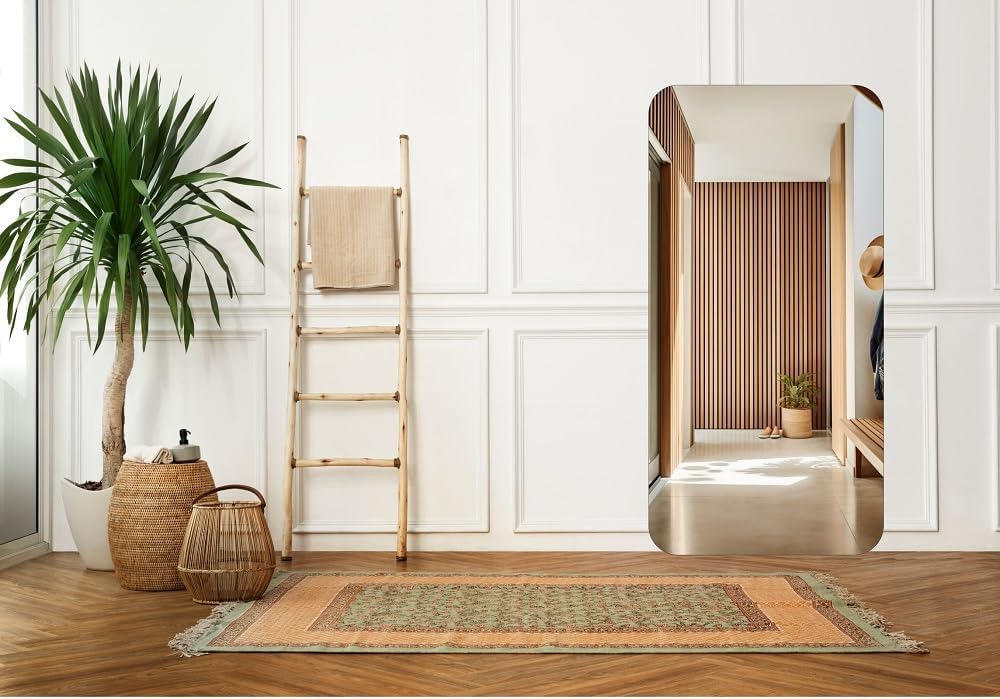 Espelho Grande Corpo Inteiro 150 x 60 cm Retangular Luxo Decoração Quarto Sala 4