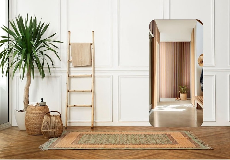 Espelho Grande Corpo Inteiro 150 x 60 cm Retangular Luxo Decoração Quarto Sala 4