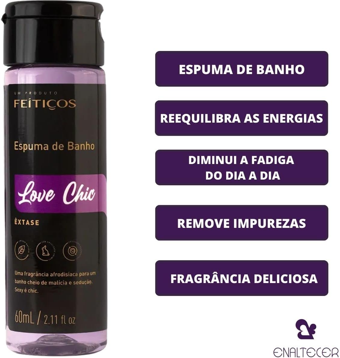 Espuma de Banho - Love Chic - Êxtase 2