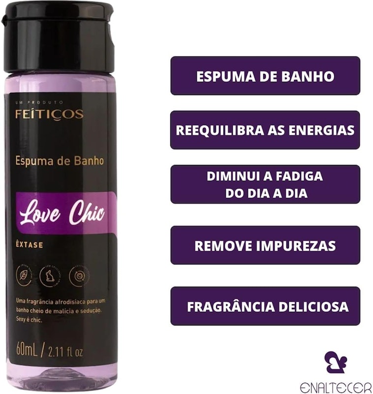 Espuma de Banho - Love Chic - Êxtase 2