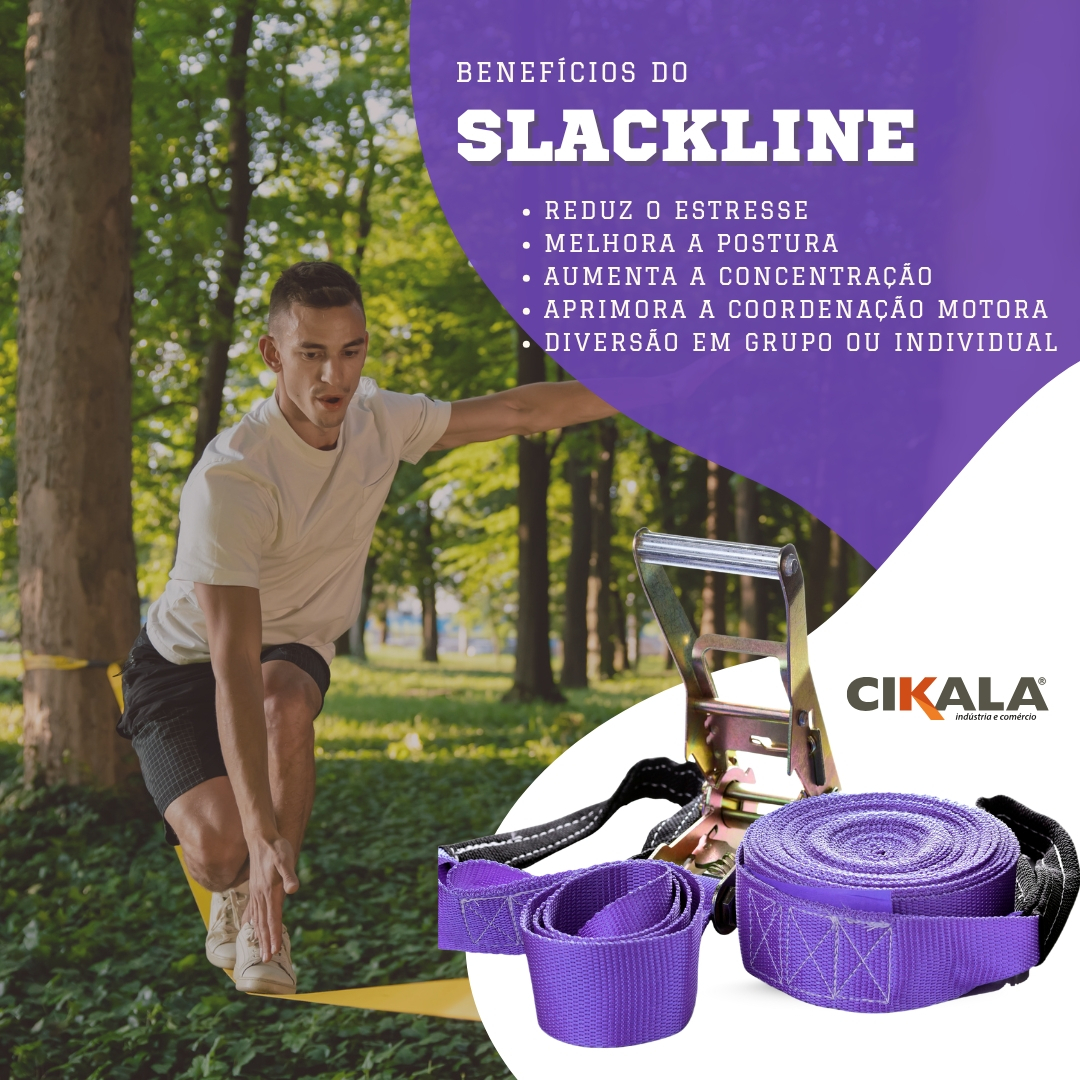 Slackline Roxo Cikala 3