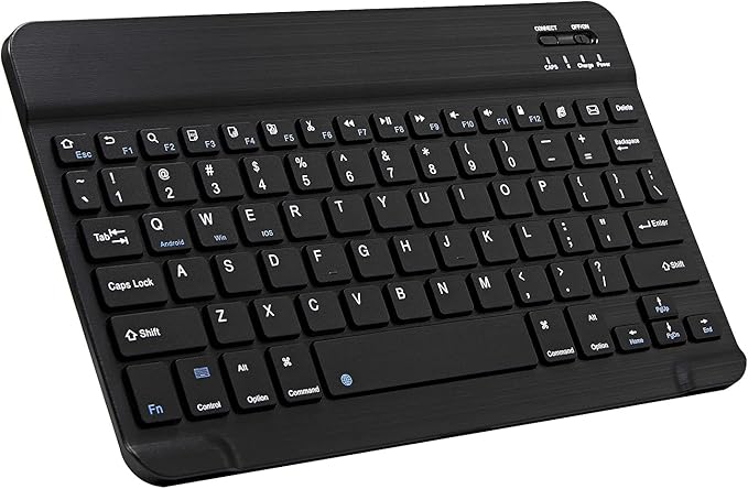 Mini Teclado Bluetooth Ultrafino Portátil Recarregável 1
