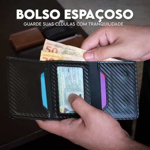 Carteira Masculina Proteção RFID 4