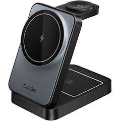 Carregador por Indução Basike Ba sem Fio 3 em 1 Rápido 15 W