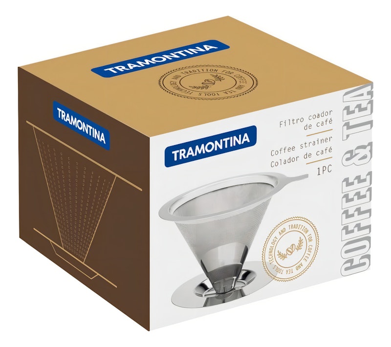 Coador de Café Tramontina em Aço Inox 6