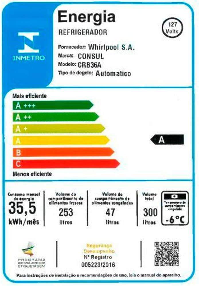 Geladeira Frost Free 300 L Branca com Freezer Supercapacidade 4