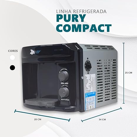 Purificador de Água com Compressor Leaf Compact Top Life 3