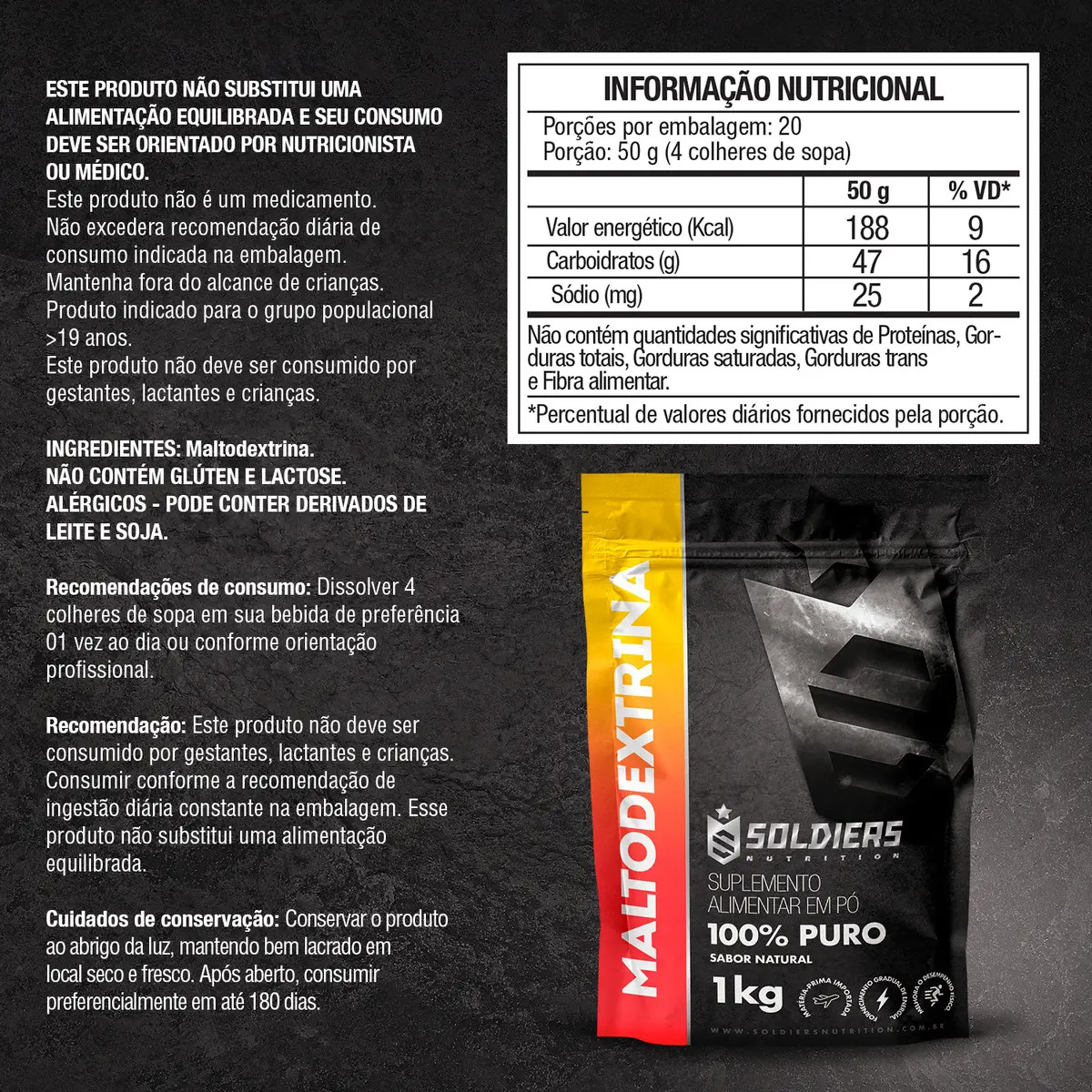 Maltodextrina Soldiers Nutrition 2