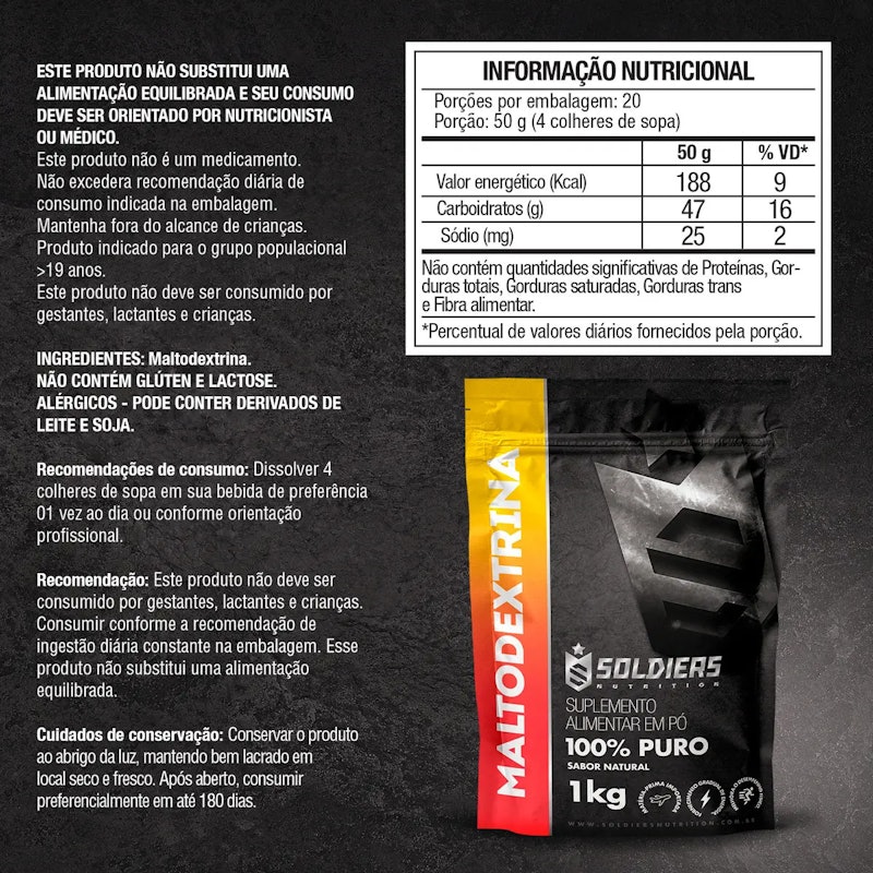 Maltodextrina Soldiers Nutrition 2