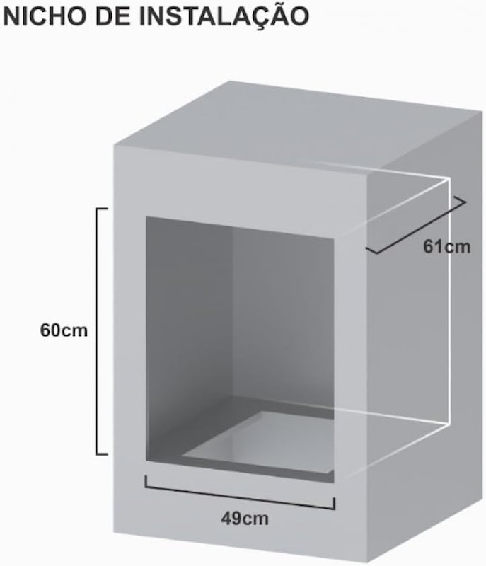 Forno de Embutir a Gas 50 L Cristallo GIII 4
