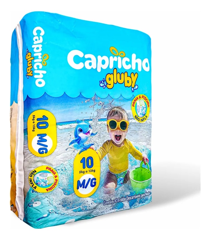 Fralda Descartável Capricho Gluby 3