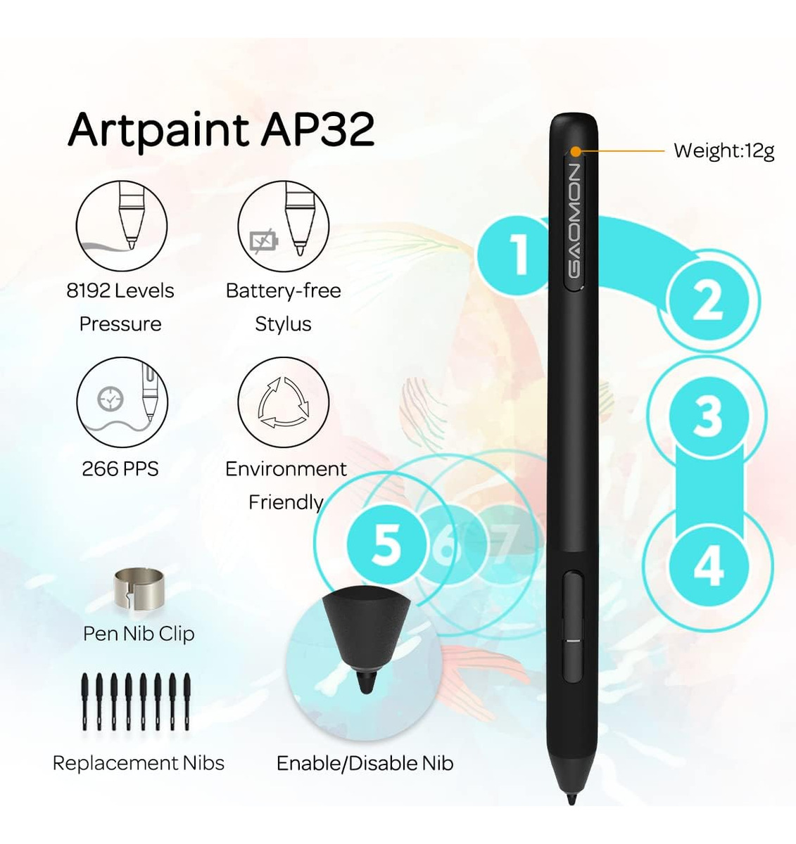 Mesa Digitalizadora GAOMON S620 Pen Tablet 2