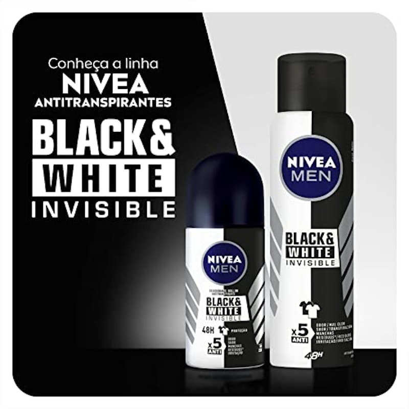 Desodorante Antitranspirante Roll-On Invisible for Black & White 5