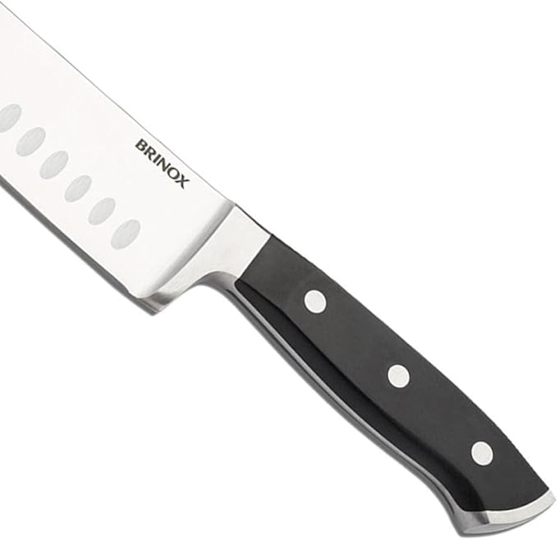 Faca Santoku para Fatiar e Picar Infinity 7" Aço Inox 5