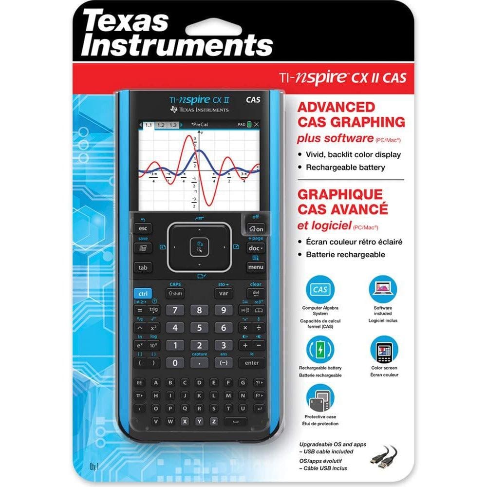 Calculadora Gráfica TI-Nspire CX II CAS 3
