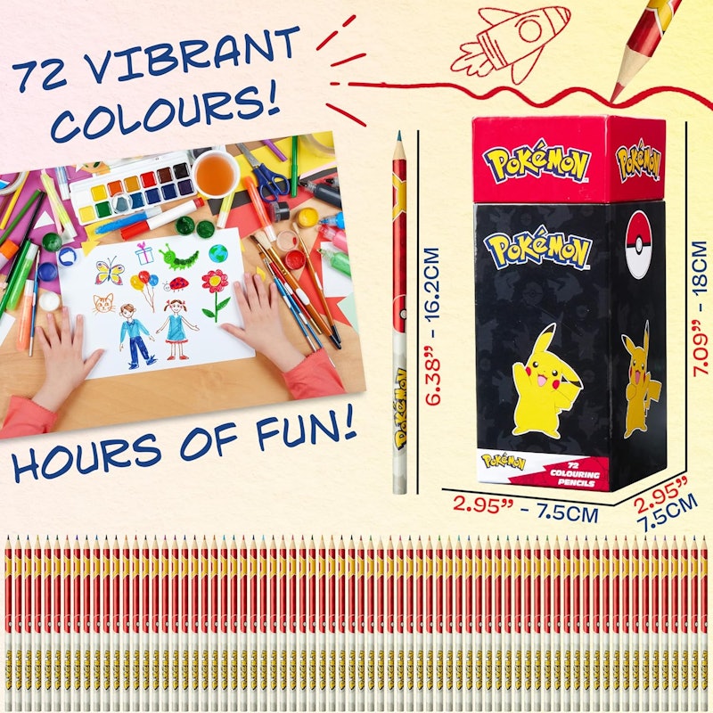 Conjunto de Lápis de Cor Pokémon 3