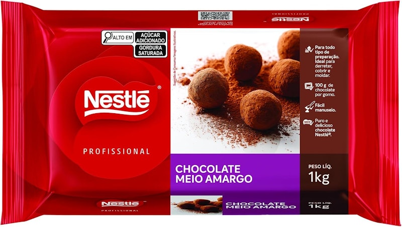 Barra de Chocolate Meio Amargo 1