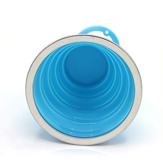 Copo Retrátil Tampa Fosca de Silicone 3