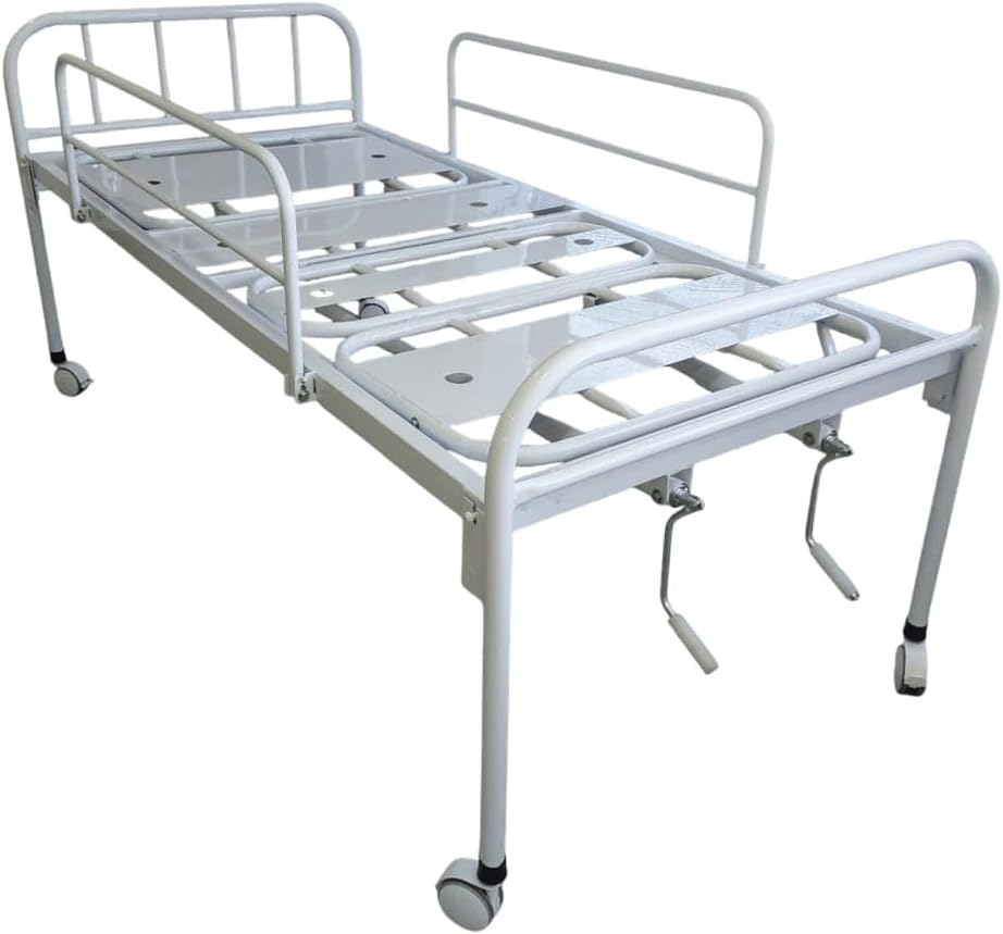 Cama Hospitalar Manual 2 Manivelas com Rodízios Até 200 kg 2