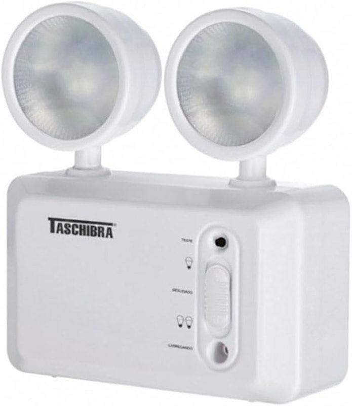 Bloco Autônomo de Emergência LED Farol 250 Lúmens 1